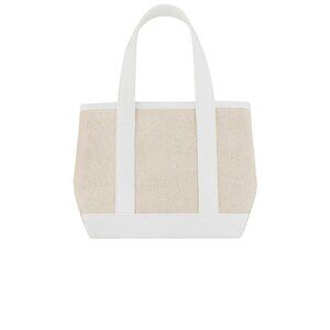 Stoney Clover Lane Canvas Mini Shopper Tote in Blanc Womens Handbag Purse